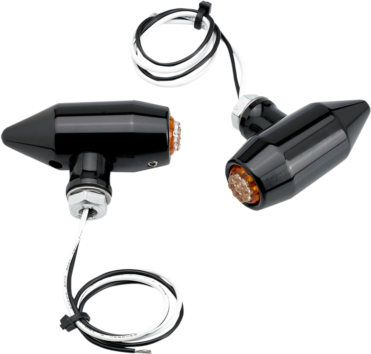 JOKER MACHINE Vega Center Mount LED Lights - Black/Amber 05-56-AB