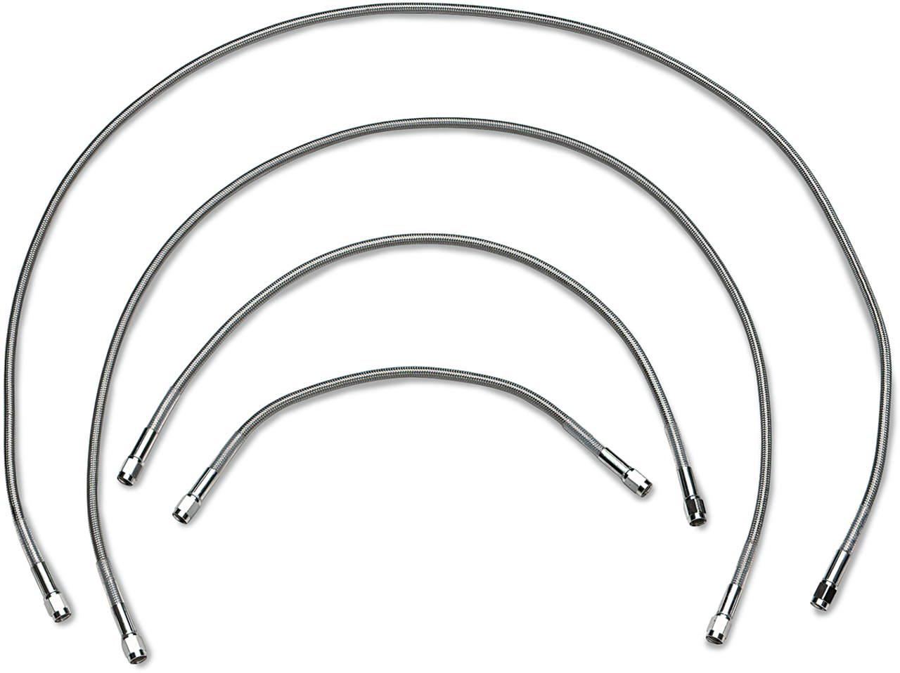 DRAG SPECIALTIES Universal Brake Line - Clear - 12" 812