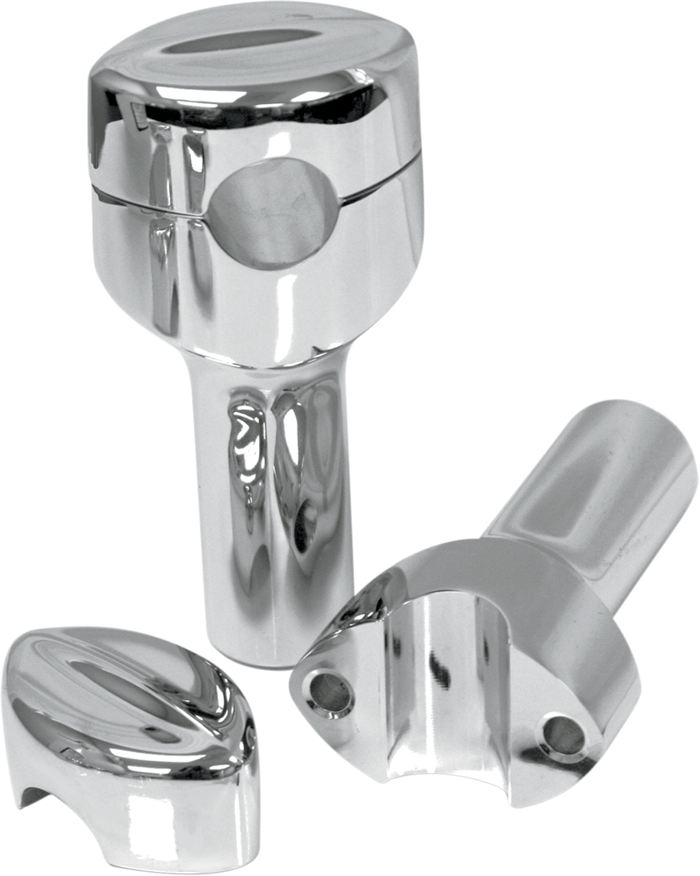 LA CHOPPERS Risers - Mohawk - 4" - Chrome LA-7401-04