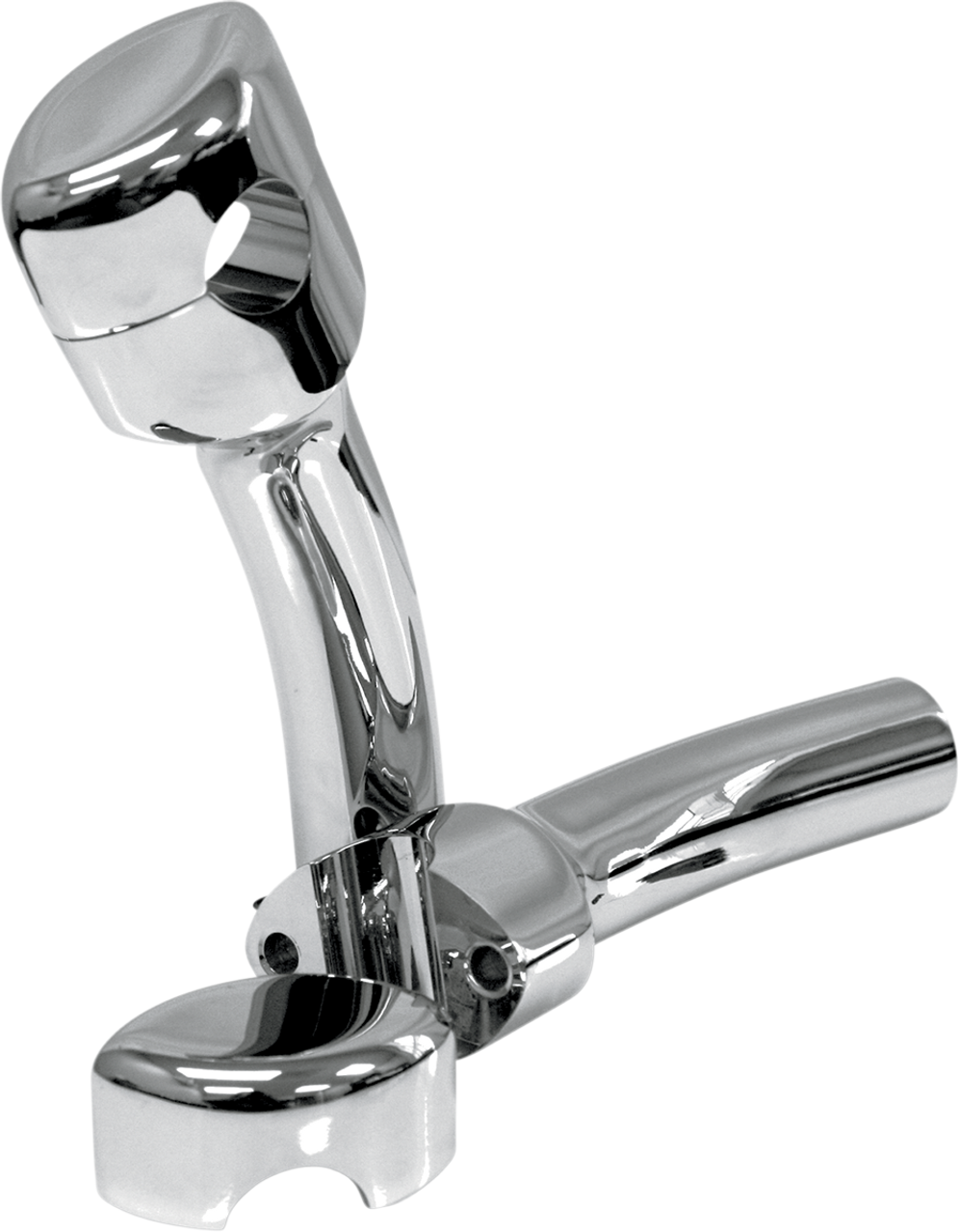 LA CHOPPERS Risers - Smooth - Pullback - 5-1/2" - Chrome LA-7402-05