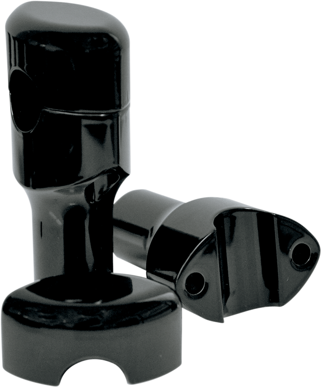 LA CHOPPERS Risers - Smooth - 3" - Black LA-7402-03B