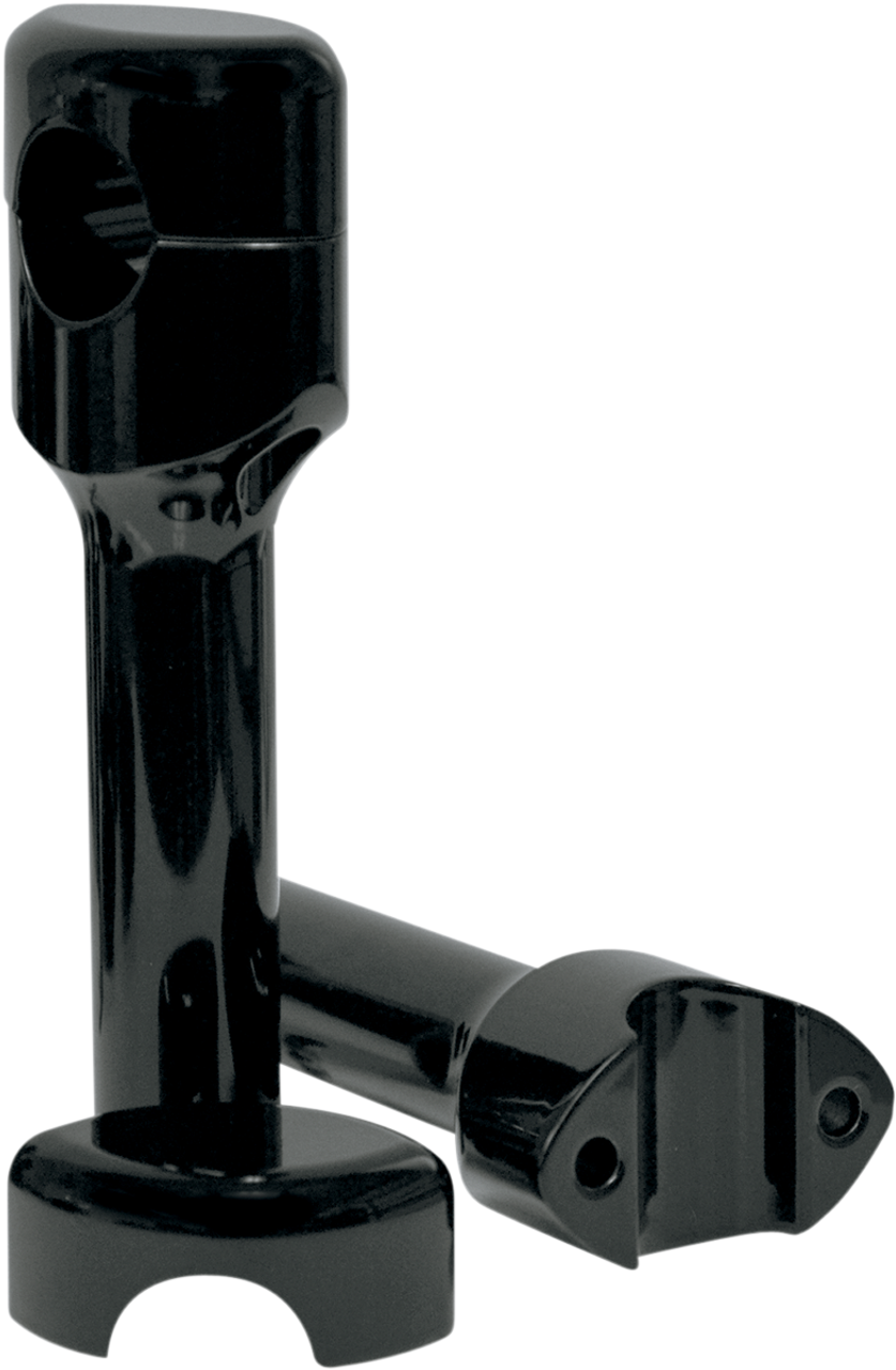 LA CHOPPERS Risers - Hefty Smooth - 6" - Black LA-7406-06B