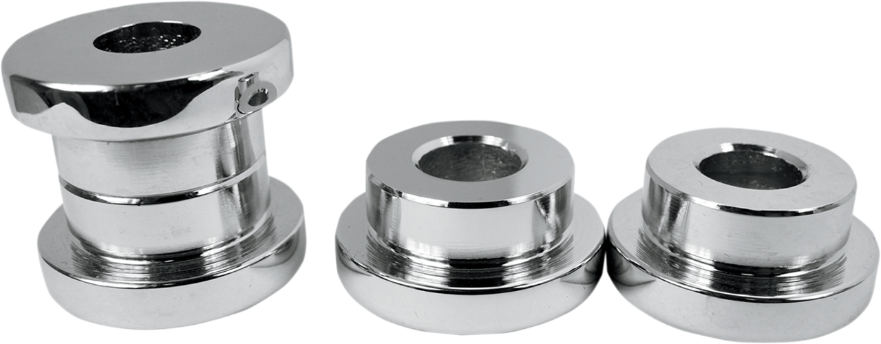 LA CHOPPERS Riser Bushings - Solid - Chrome LA-7400-50