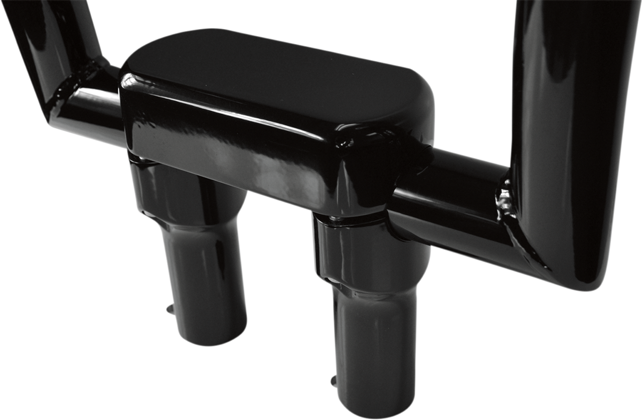 LA CHOPPERS Risers - Solid Top - 4" - Black LA-7442-04B