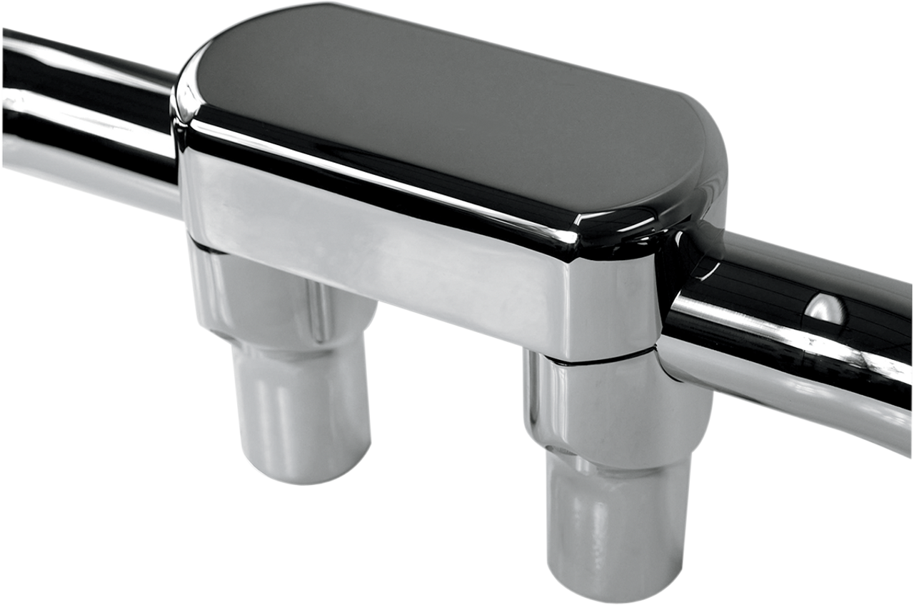 LA CHOPPERS Risers - Hefty - Top - 3" - Chrome LA-7446-03