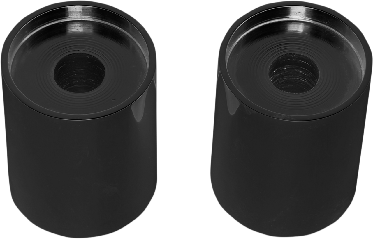 LA CHOPPERS Riser Extensions - 2" x 1-1/2" - Black LA-7413-53B