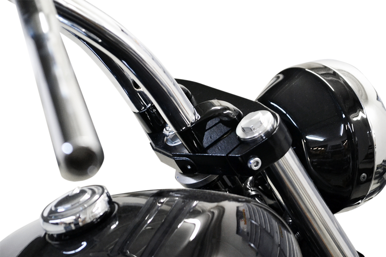 LA CHOPPERS Riser Extensions - Pullback - 1" - Black LA-7416-01B