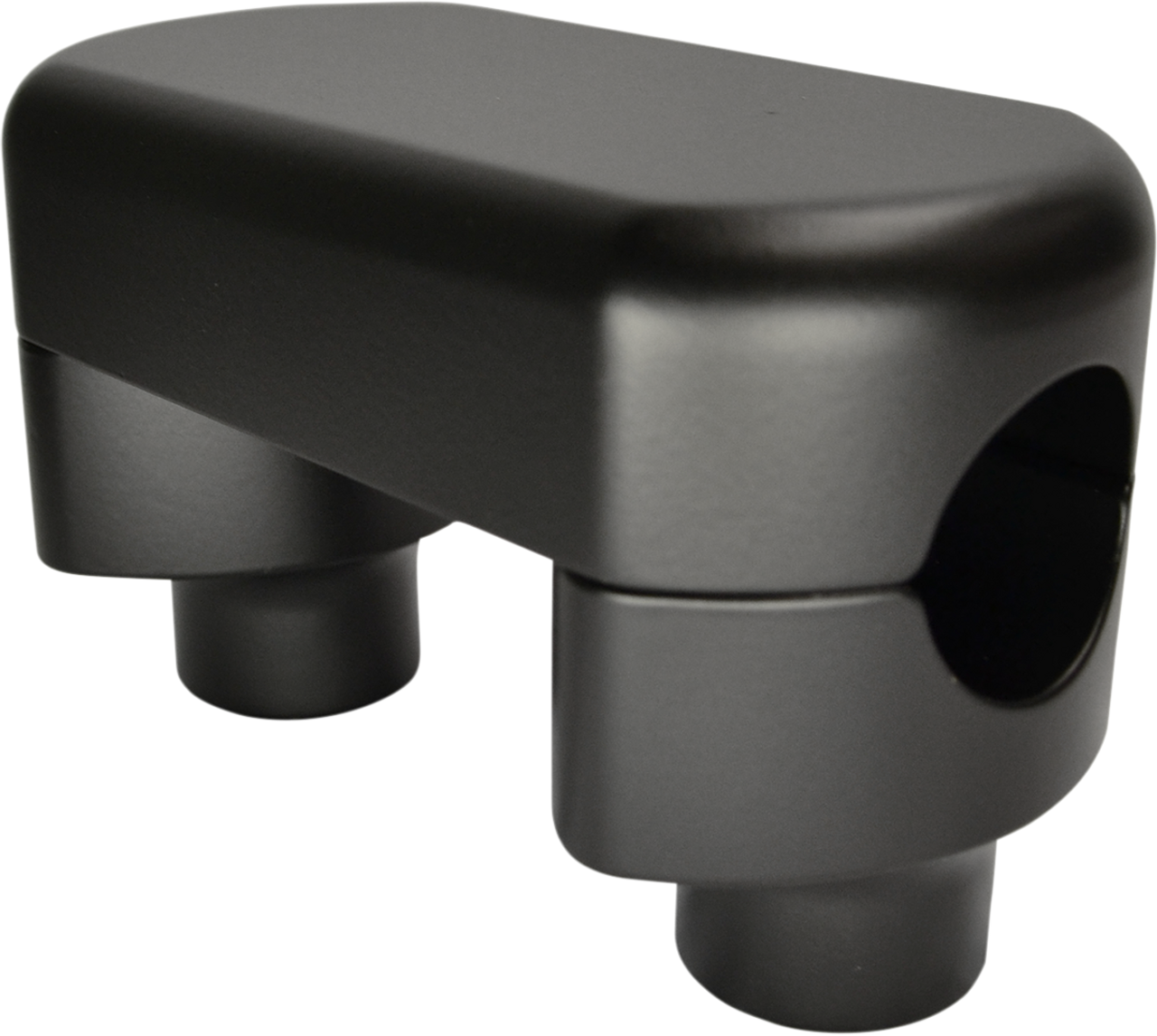 LA CHOPPERS Risers - Solid Top - 1-1/2" - Flat Black LA-7442-01M