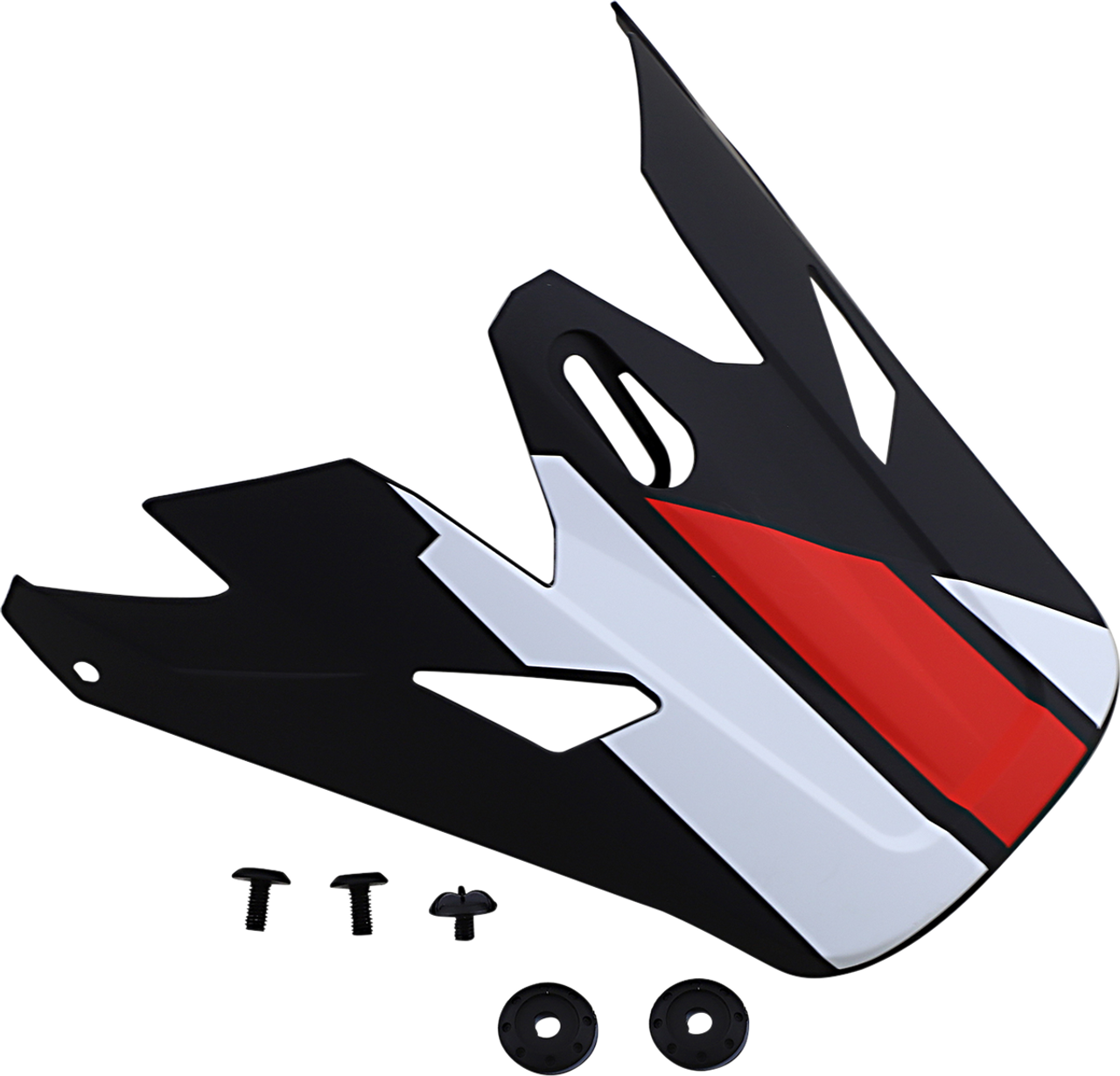 Z1R Rise Visor - Evac - Matte Black/Red/White 0132-1392