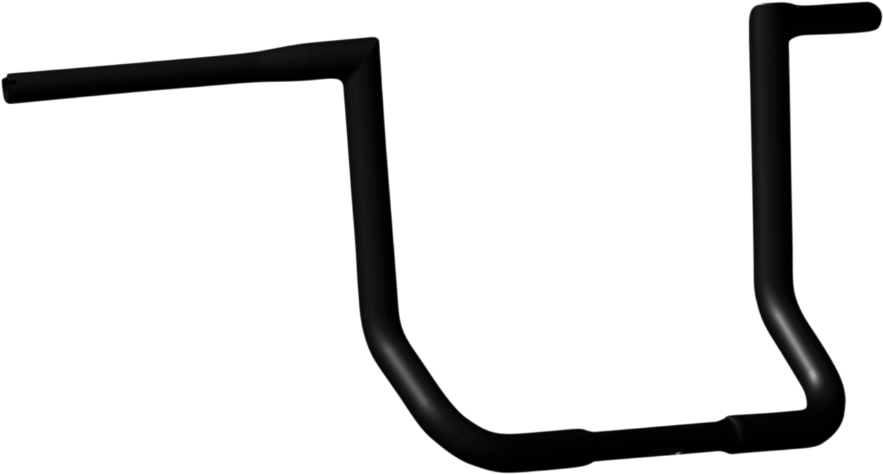 Khrome Werks 12" Black Buck-25 Handlebar for 2008-2020 Harley FLH 300732