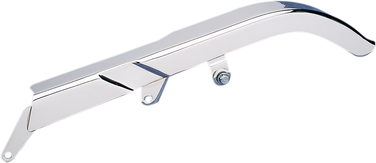 DRAG SPECIALTIES Upper Belt Guard - 93-99 FXST/FLST L88-92 International FXST/FLST - Chrome 75832