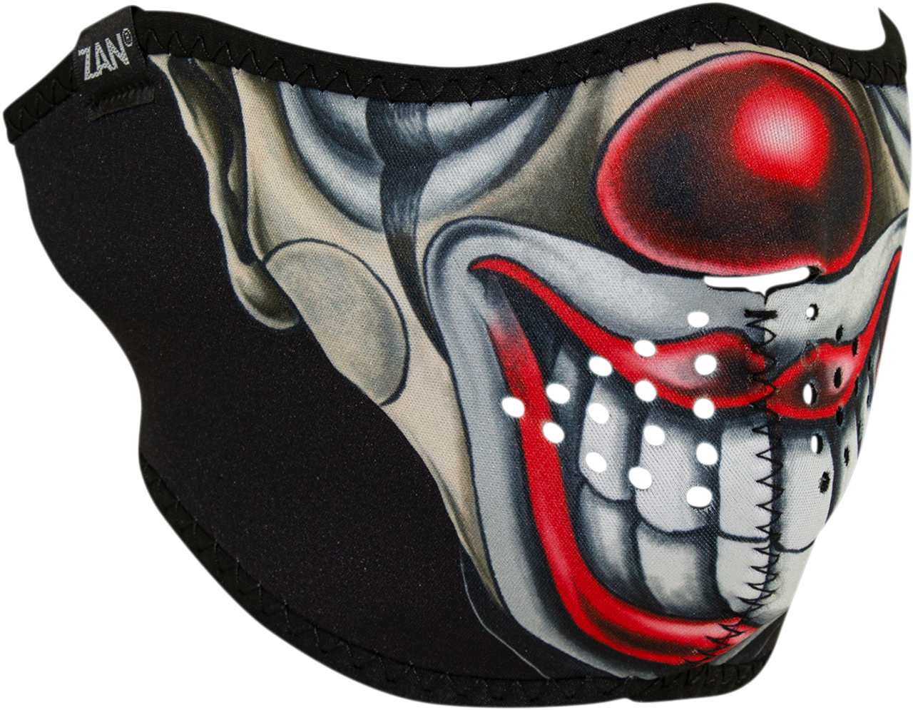 ZAN HEADGEAR Neoprene Half-Face Mask - Chicano Clown WNFM411H