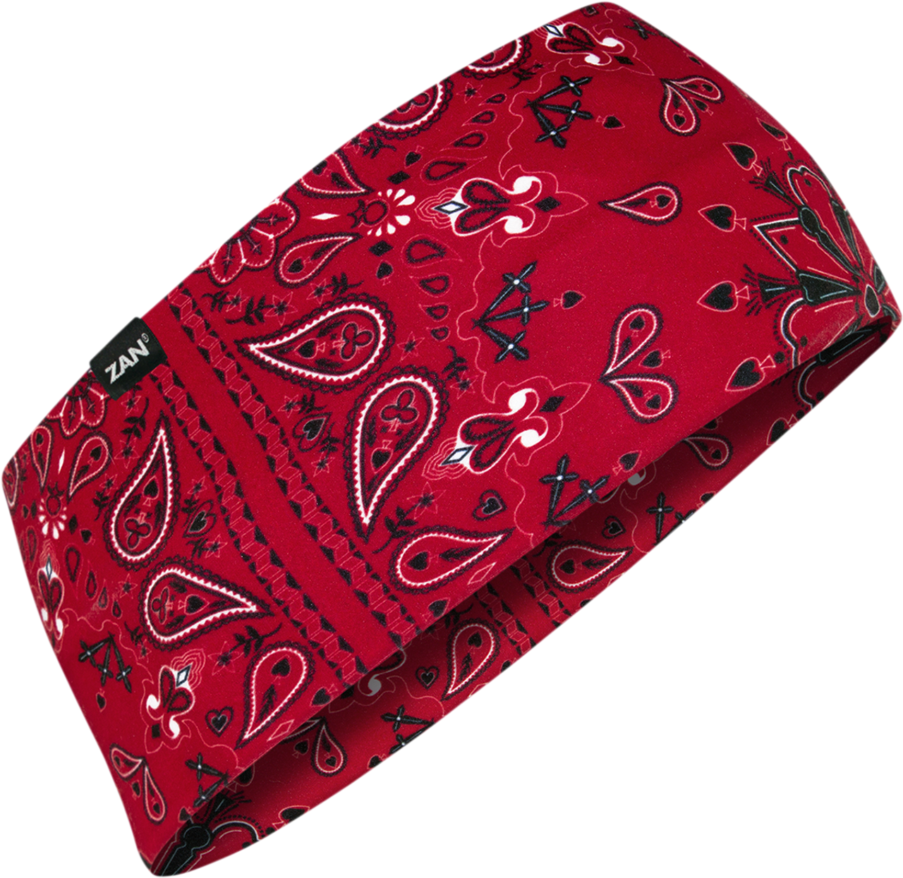 ZAN HEADGEAR SportFlex‚® Headband - Red Paisley HBL106