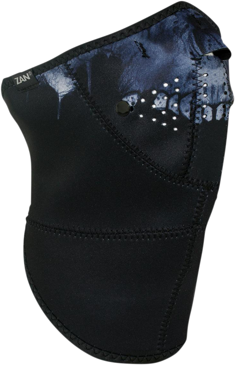 ZAN HEADGEAR Face Mask - NEOX - Midnight Skull WNX417H3