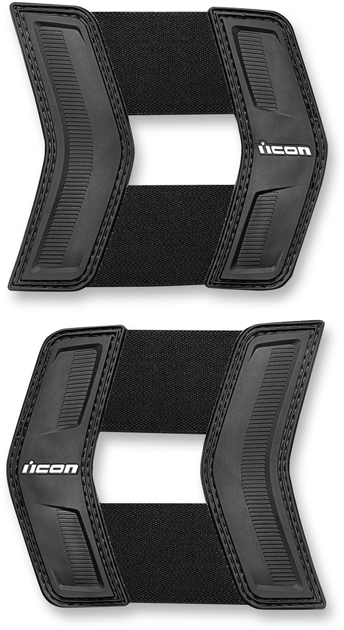 ICON Field Armor Stryker Vest Waist Straps - Black/White 2701-0678