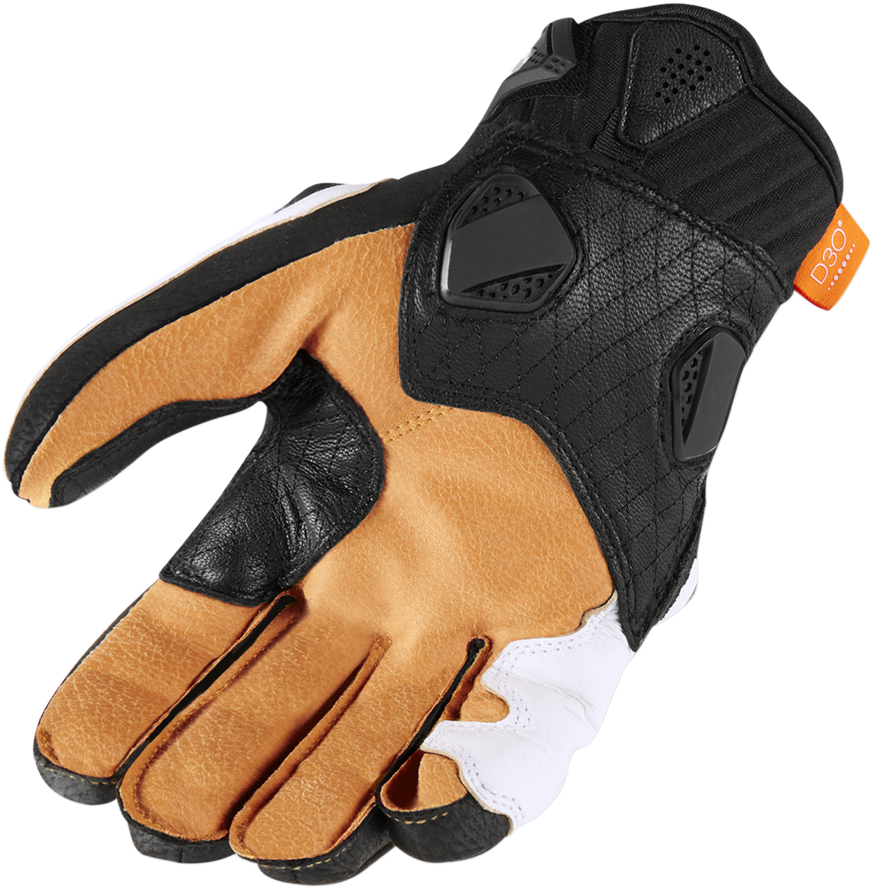 ICON Hypersport¢â€žÂ¢ Short Gloves - White - XL 3301-3554