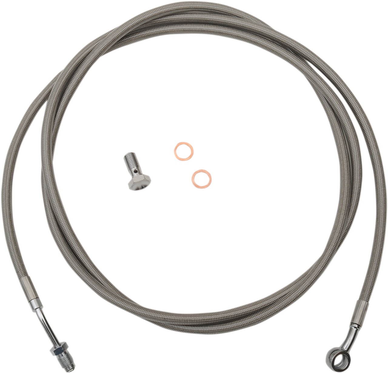 LA CHOPPERS Clutch Cable - 18" - 20" Ape Hanger Handlebars - Stainless Steel LA-8054C19