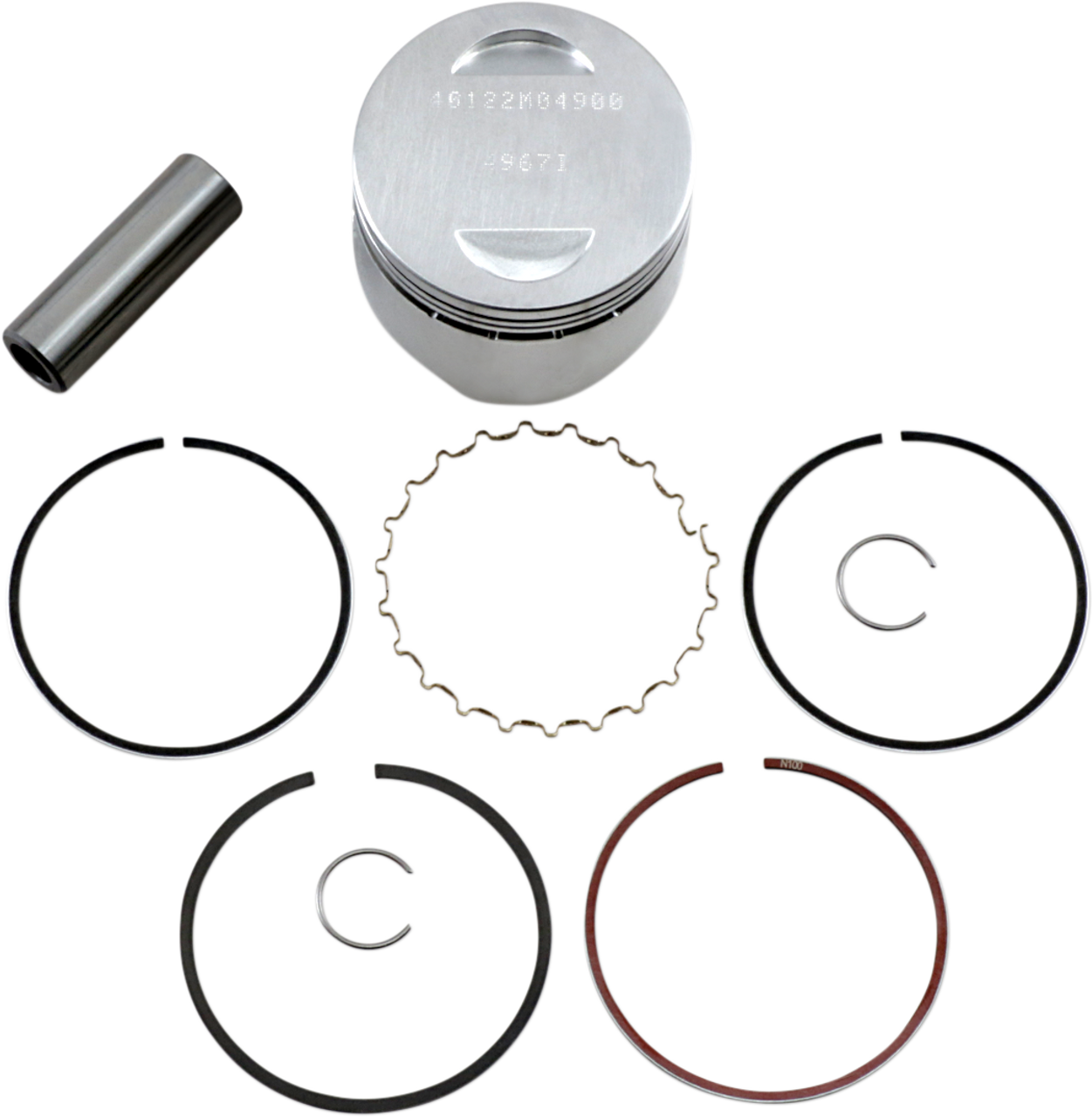 Wiseco Piston Kit for 2007-2014 Polaris Outlaw 90 49mm 10.5:1 40122M04900