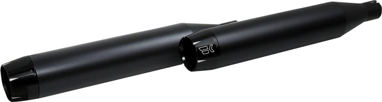 Khrome Werks Softail Heritage Classic 2018-2024 Black 3.5" Slip-On Mufflers 202600