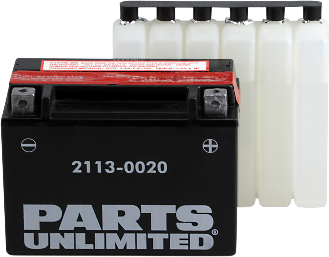 PARTS UNLIMITED AGM Battery - YTX15L-BS .66 L CTX15L-BS