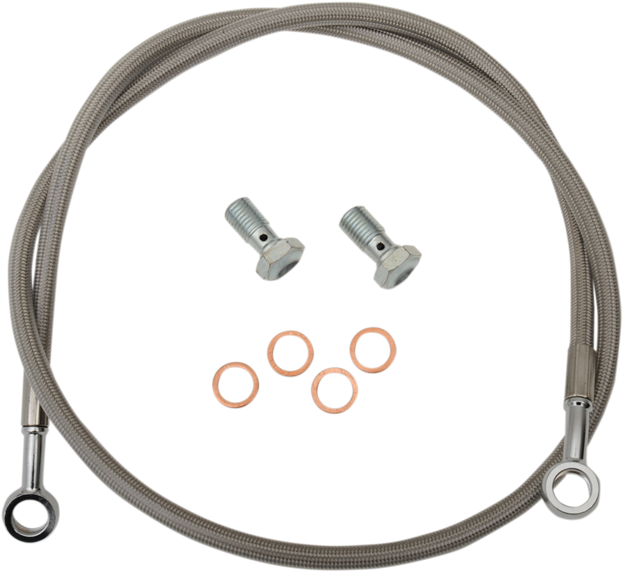 PARTS UNLIMITED +6" Brake Line - 37" - Polaris/Yamaha YAM-001-6