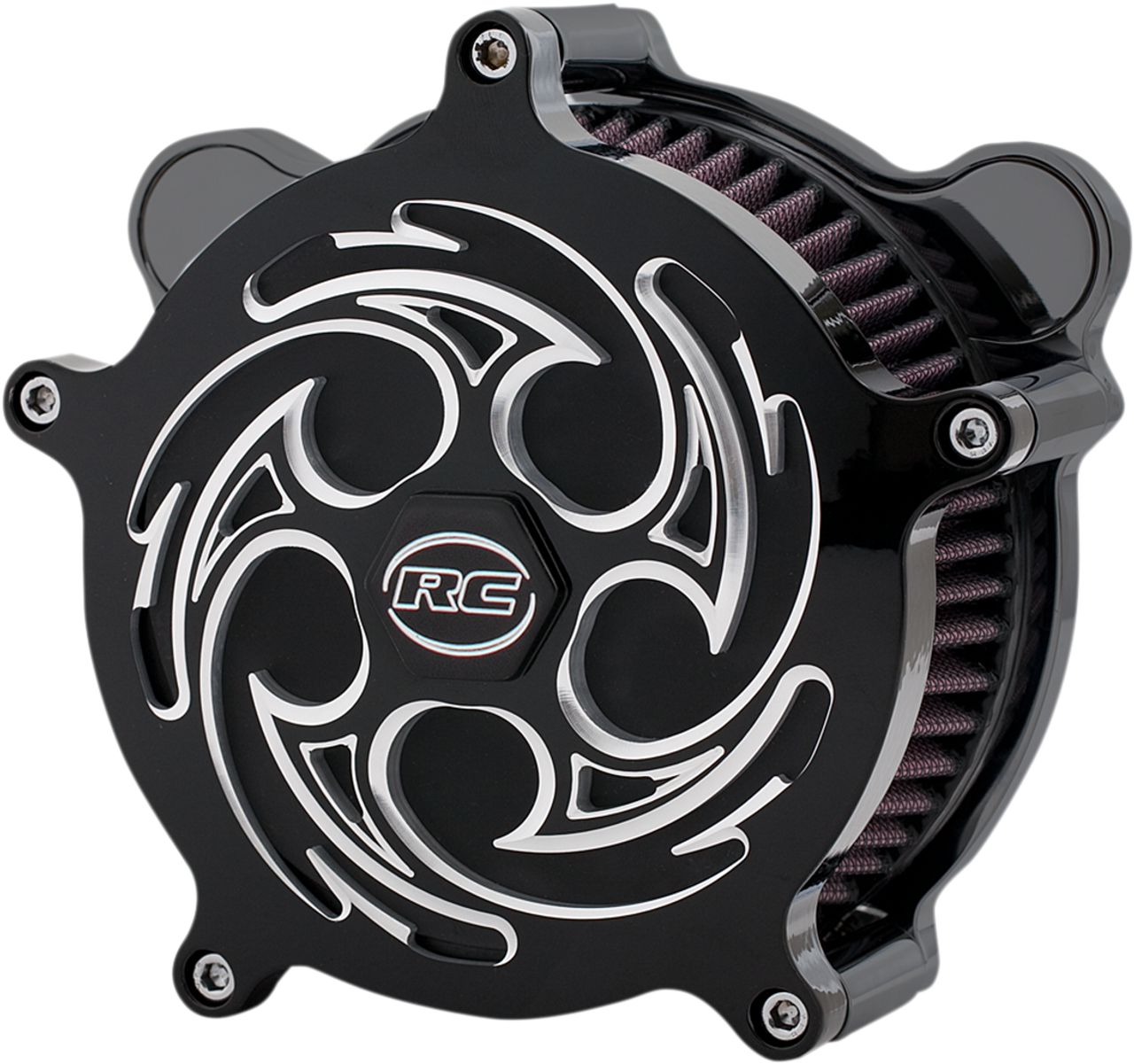 AIRSTRIKE Eclipse Air Cleaner - '93-'17 Big Twin AC-02B-85E