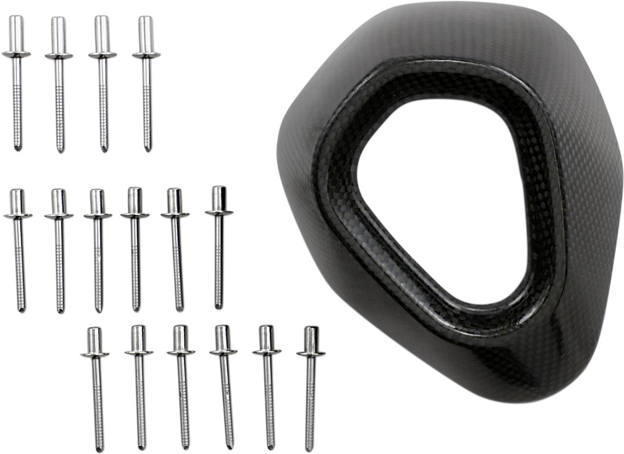 AKRAPOVIC End Cap - Carbon Fiber - EC120 V-EC120