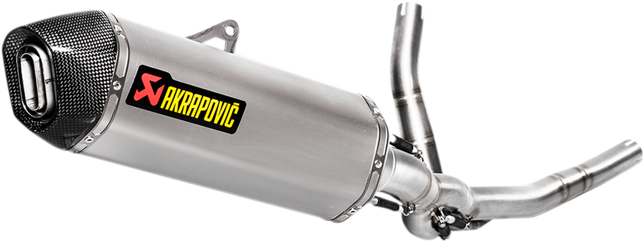 AKRAPOVIC Race Exhaust - Stainless Steel/Titanium S-S6R9-WT
