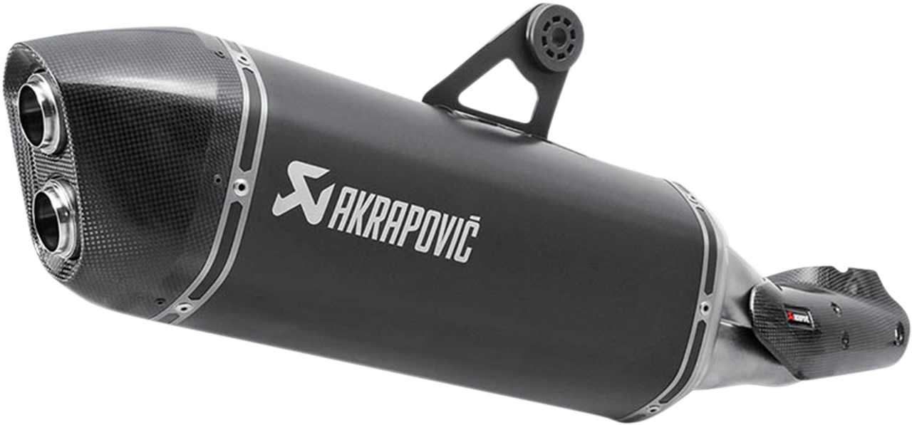 AKRAPOVIC Muffler - Black - R1200GS/Adventure S-B12SO10-HAABL
