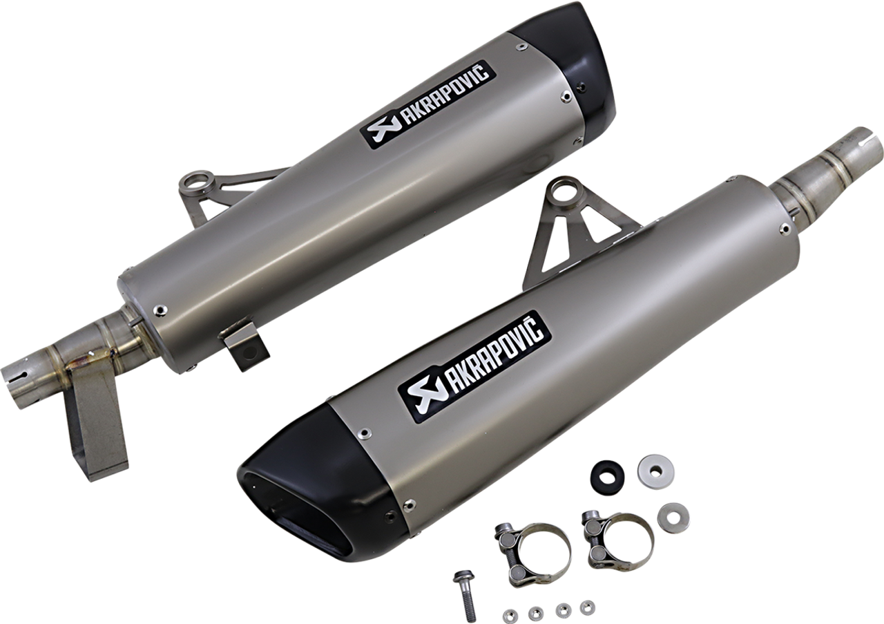 AKRAPOVIC Titanium Mufflers S-T12SO4-HCQT
