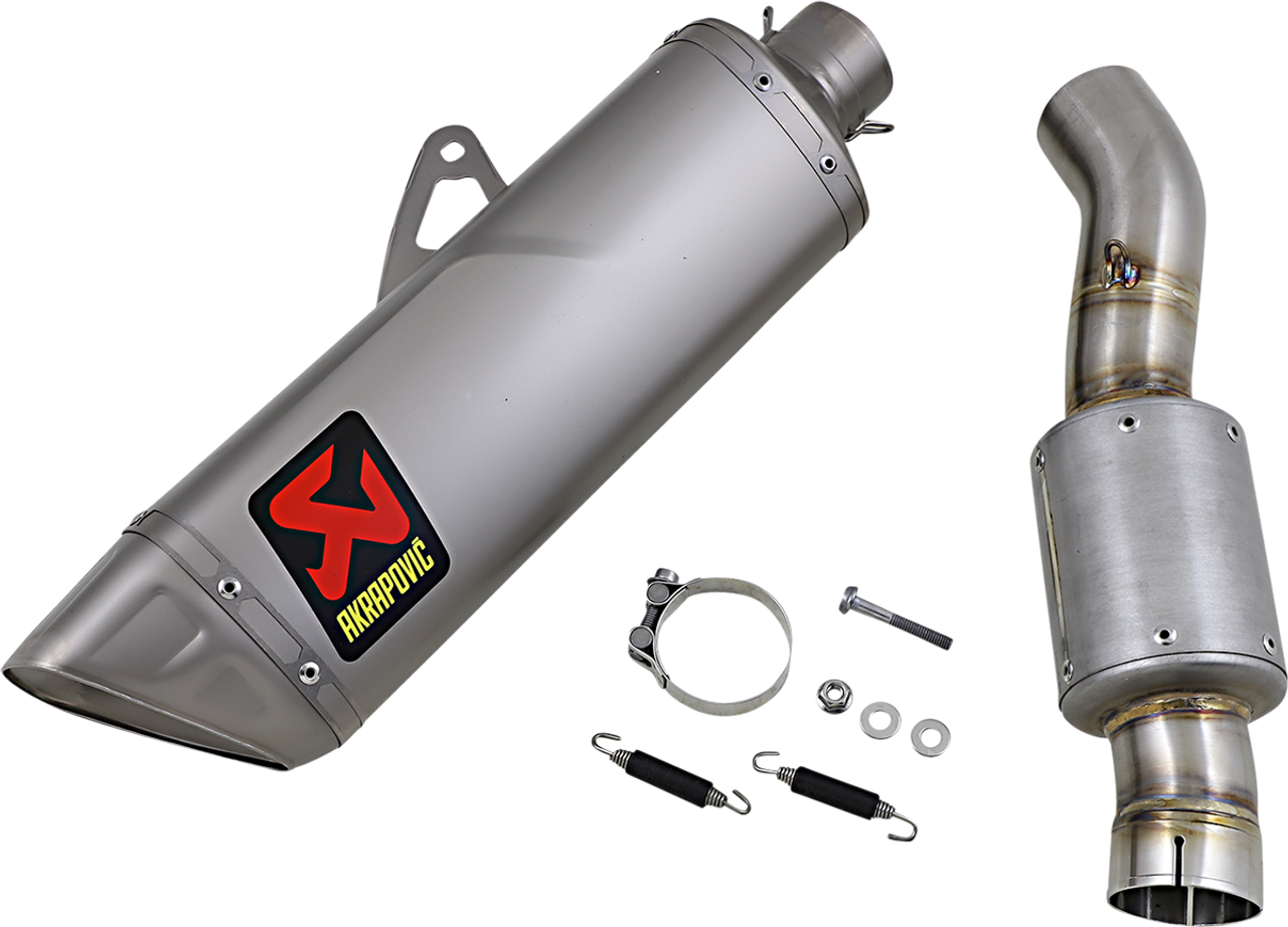 AKRAPOVIC Track Day Muffler - Titanium S-H10SO25-APLT