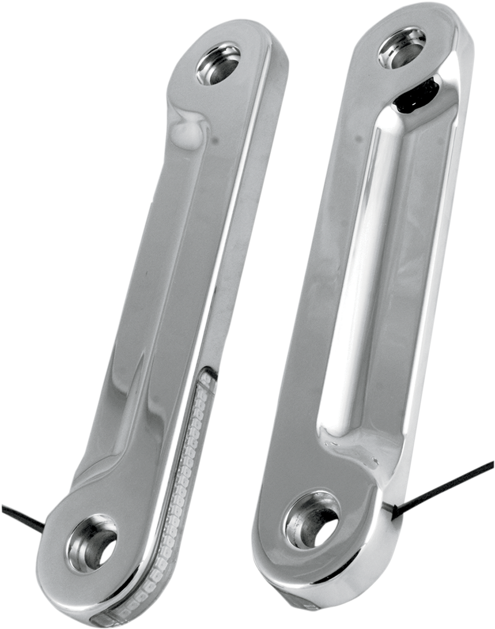 ALLOY ART LED Front Signal Light - FLHX - Chrome/Clear SGFS-1