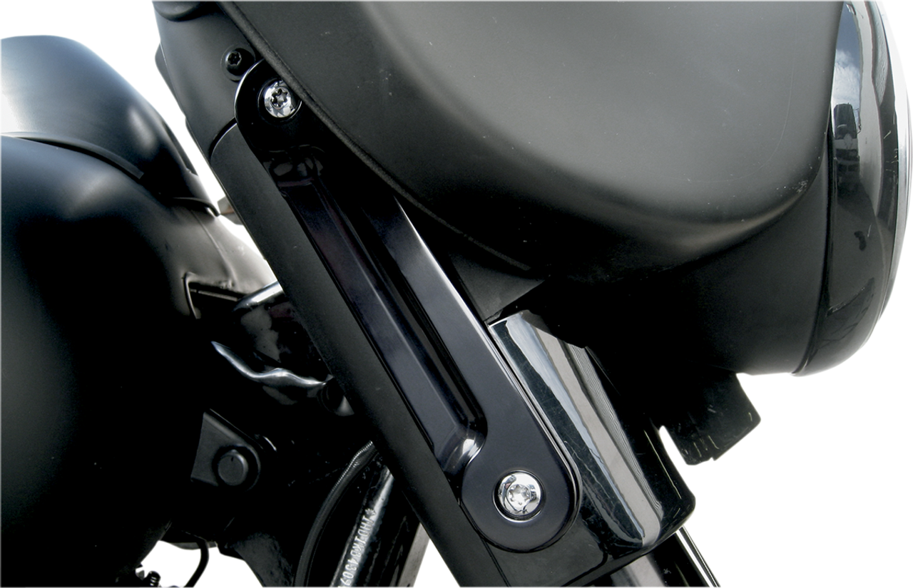 ALLOY ART LED Front Signal Light - FLHX - Black/Smoke SGFS-2