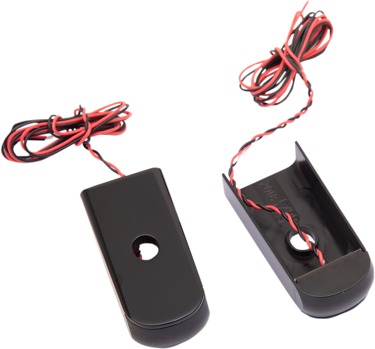 ALLOY ART LED Strut Light - Smoke/Red Black 18ST SSL-SB-2B