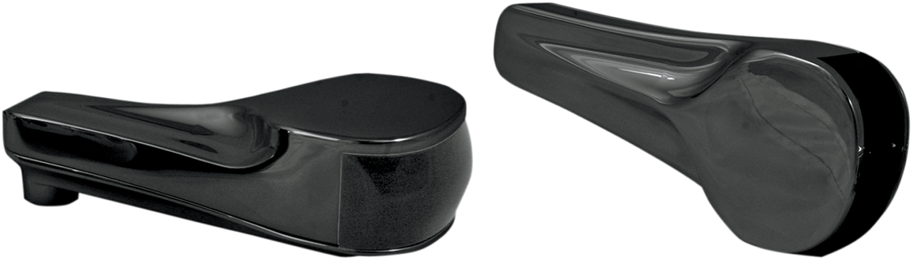 ALLOY ART LED Front Turn Signals - Finned - Black RGFS2-2