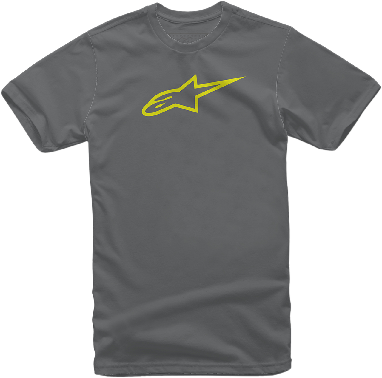 ALPINESTARS Ageless T-Shirt - Charcoal/Hi Vis Yellow - XL 1032720301855XL
