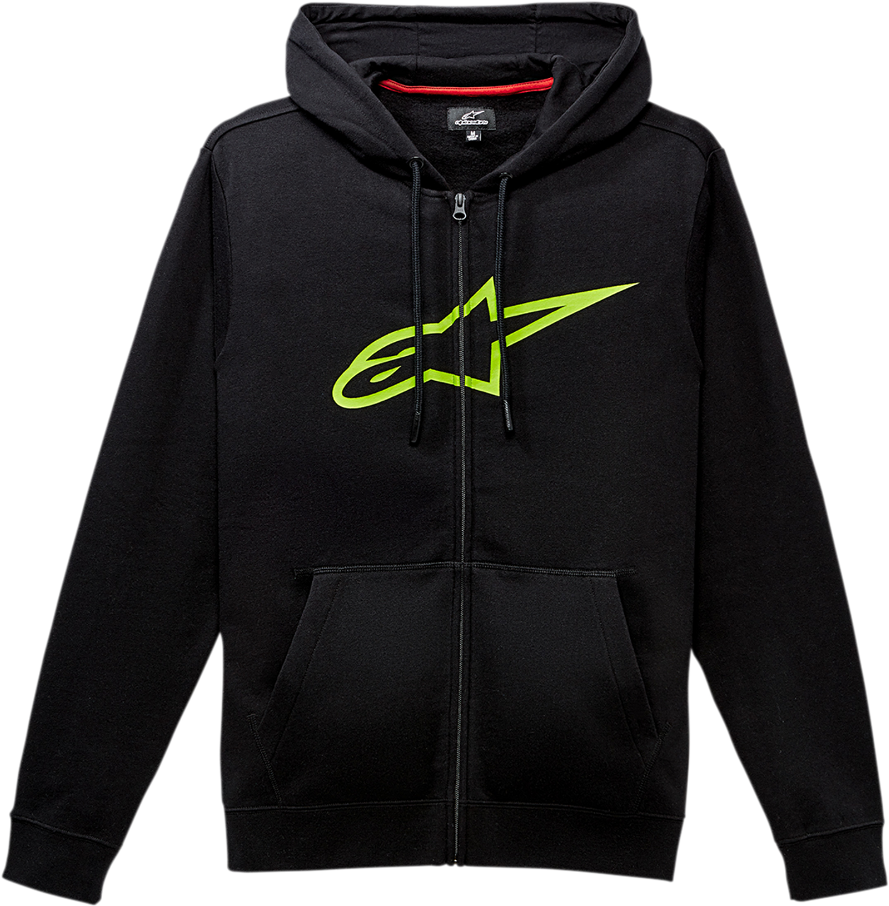 ALPINESTARS Ageless II Zip Hoodie - Black/Green - Medium 1038530521060M