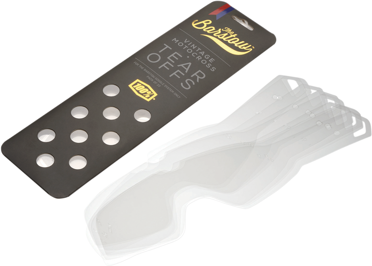 100% Barstow Tear-Offs - 20 Pack 59002-00001