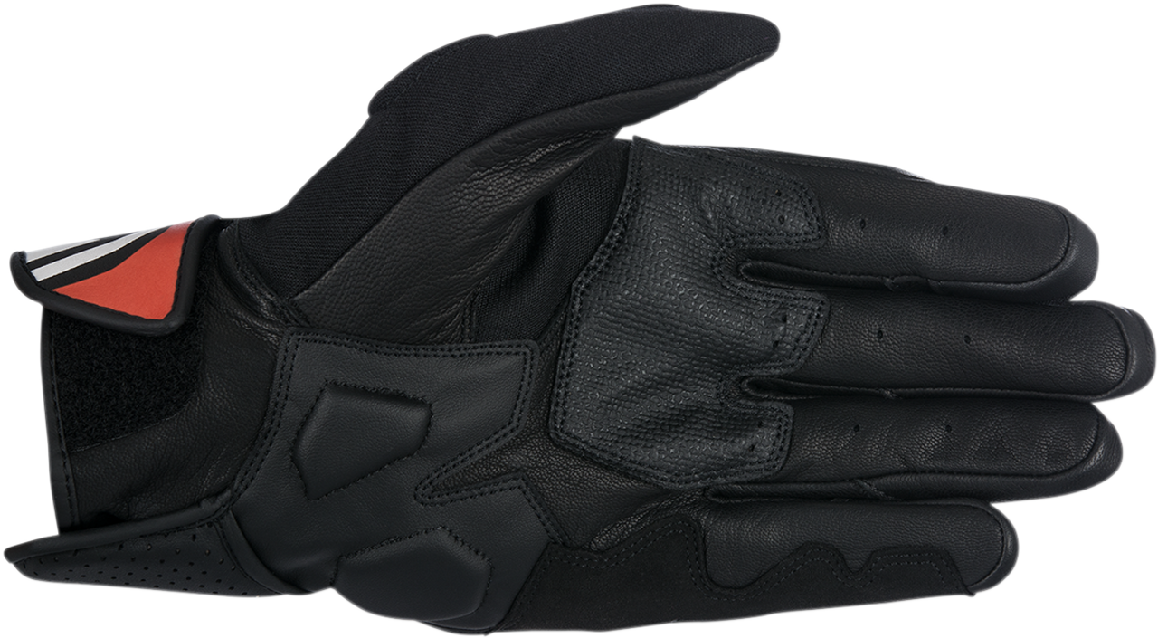 ALPINESTARS Booster Gloves - Black/Red - 2XL 3566917-13-2X