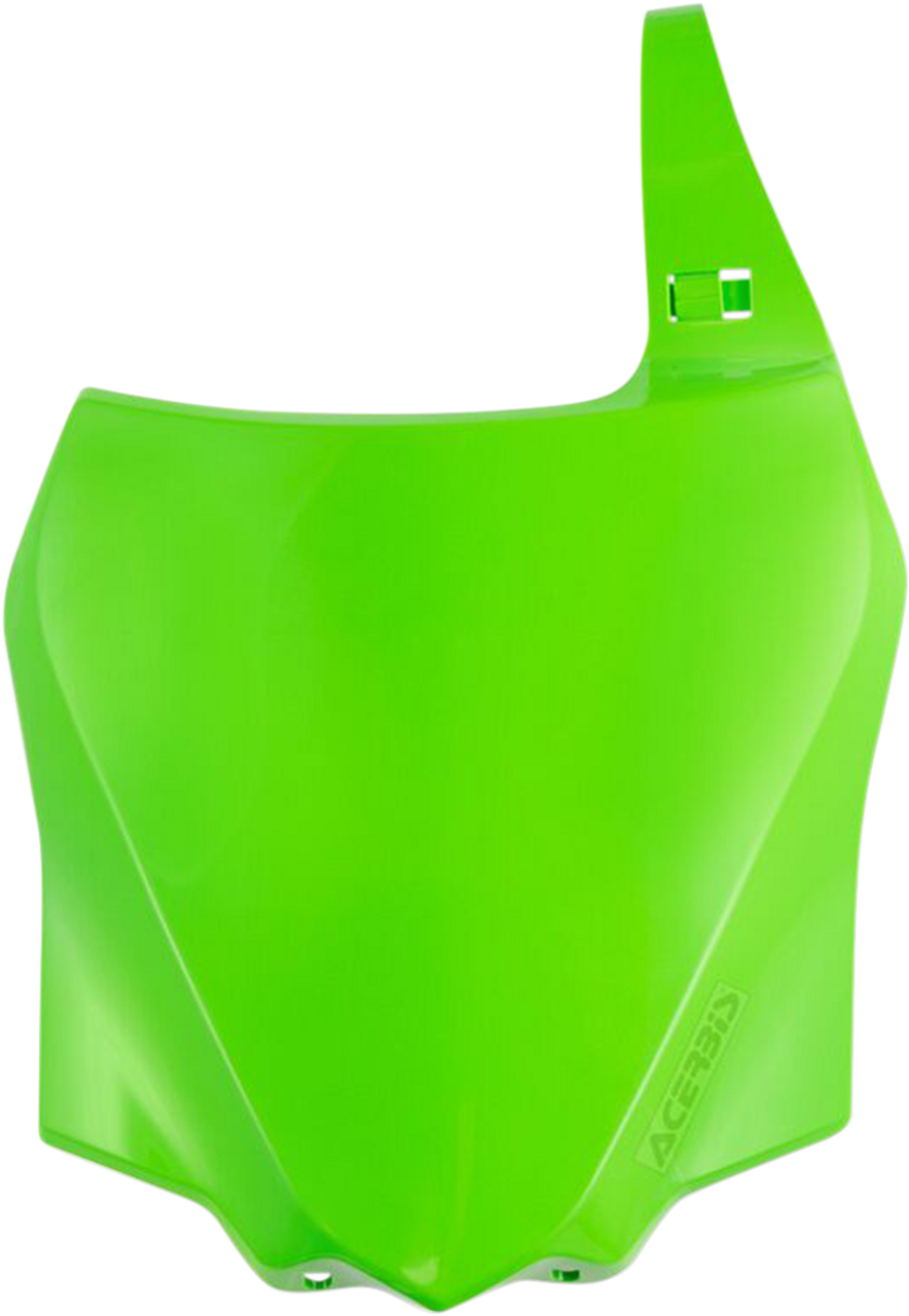 ACERBIS Front Number Plate - Green - KX 2374050403