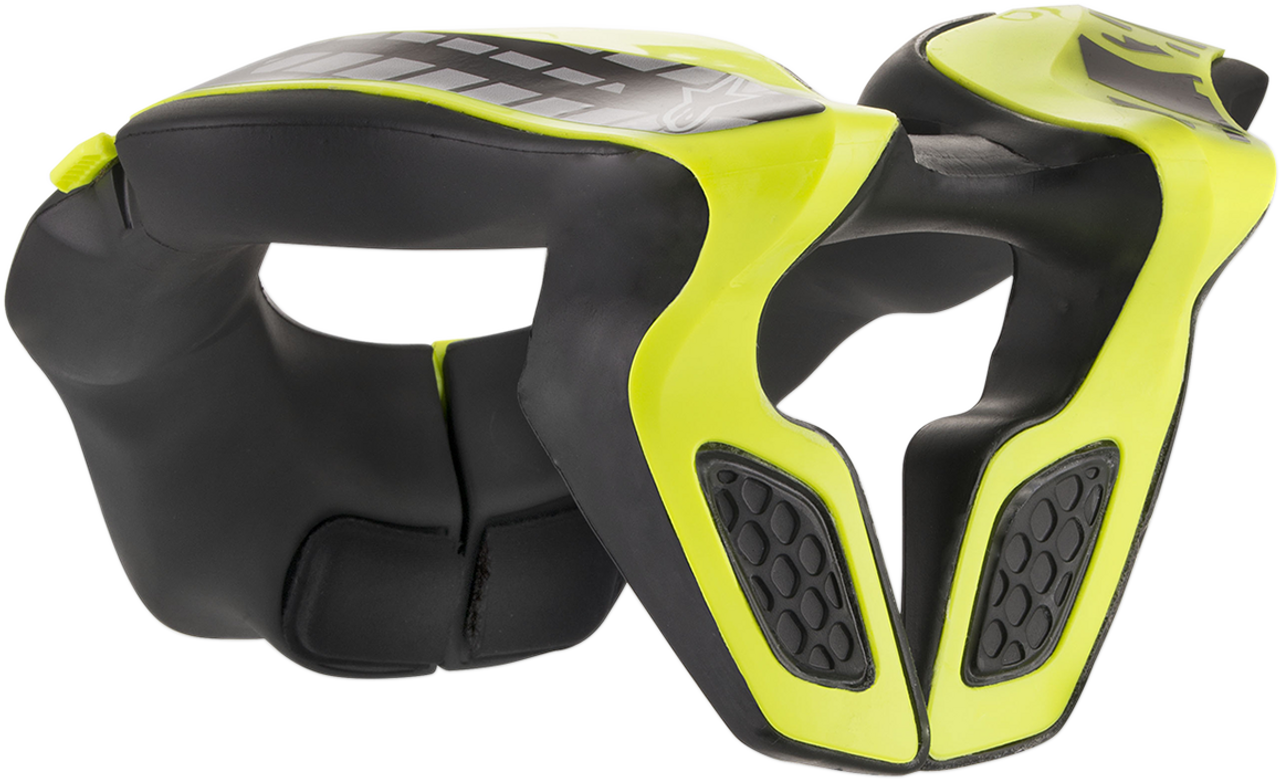 ALPINESTARS Youth Neck Support - Black/Yellow Fluo - O/S 6540118-155-LXL