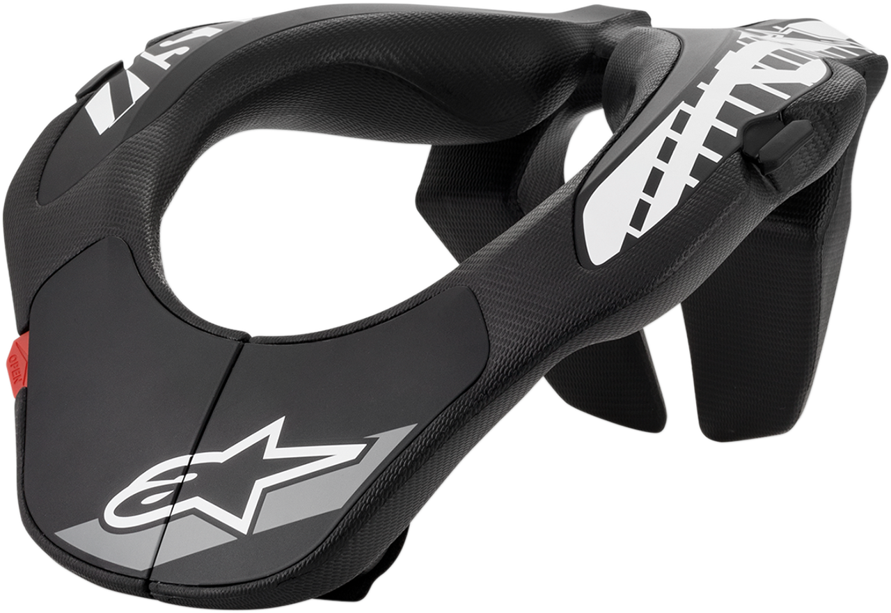 ALPINESTARS Youth Neck Support - Black/White - O/S 6540118-12-OS