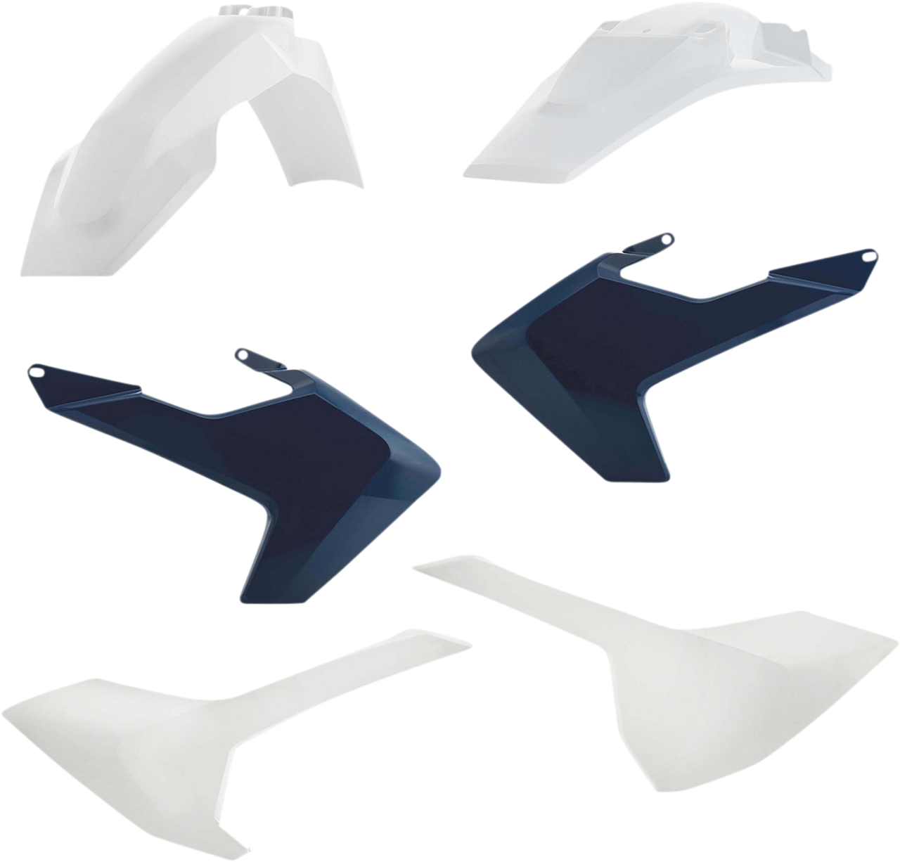 ACERBIS Standard Replacement Body Kit - OE White/Black - Husqvarna 2634026345