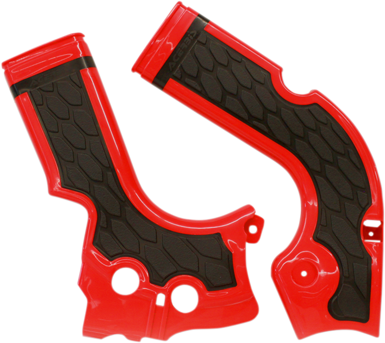 ACERBIS X-Grip Frame Guards - Red/Black - CRF 2374241018