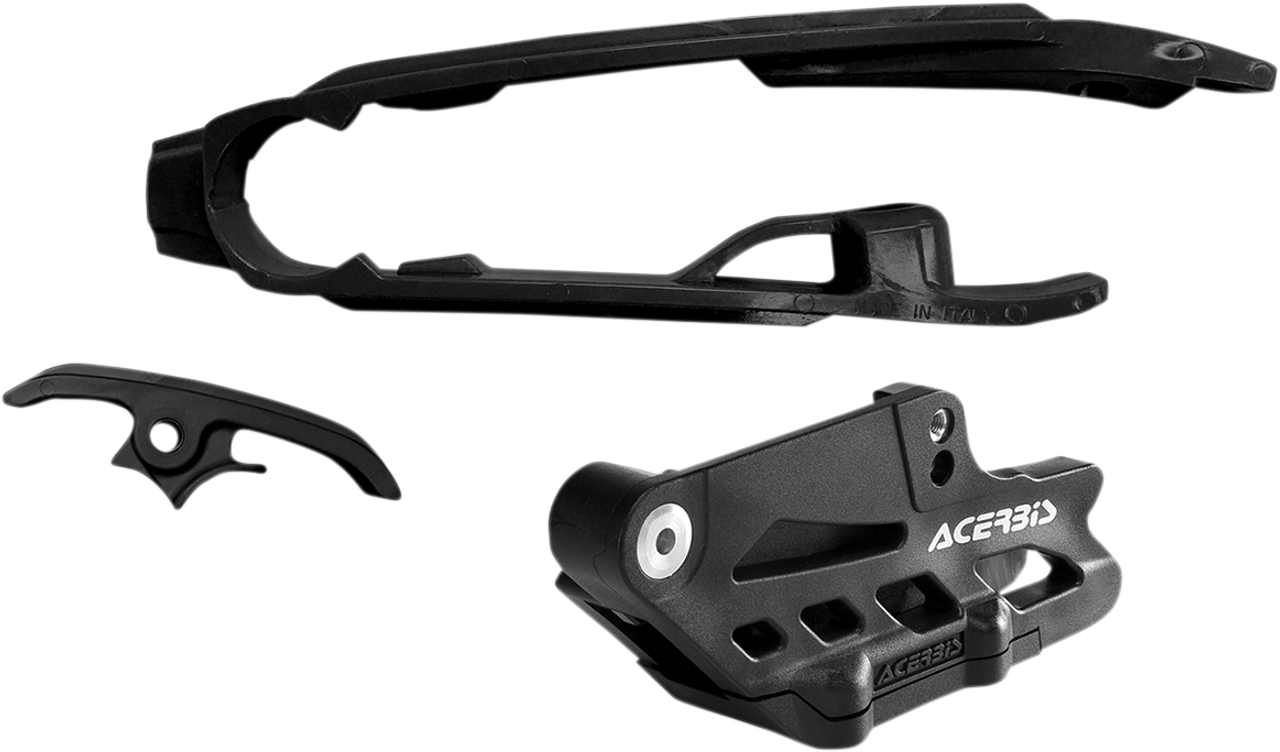 ACERBIS Chain Guide 2.0 and Slider Kit - Husqvarna/KTM - Black 2462630001