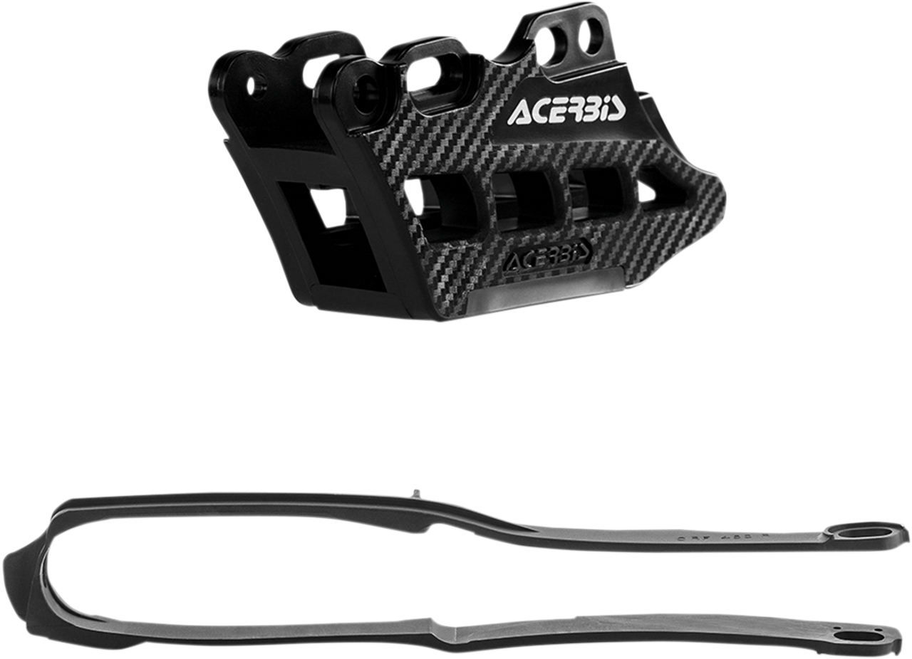 ACERBIS Chain Guide and Slider Kit - Honda CRF250R/CRF450R/RX - Black 2666240001