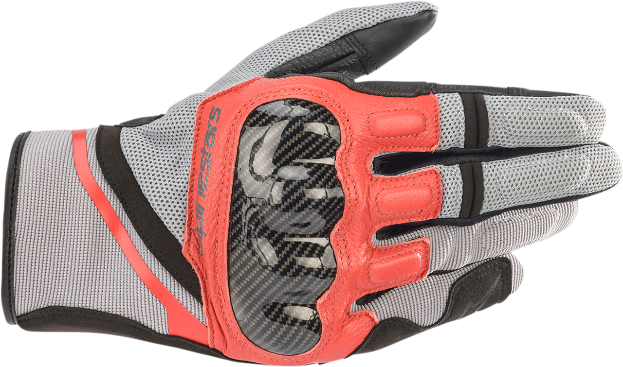 ALPINESTARS Chrome Gloves - Gray/Black/Red - 3XL 3568721-9203-3X