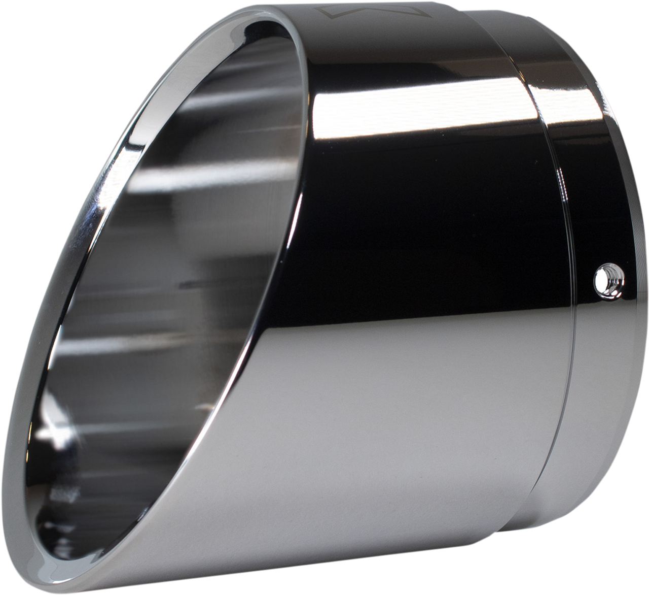 Khrome Werks 4.5" Chrome Edge End Cap for Harley-Davidson Touring Models 200719P