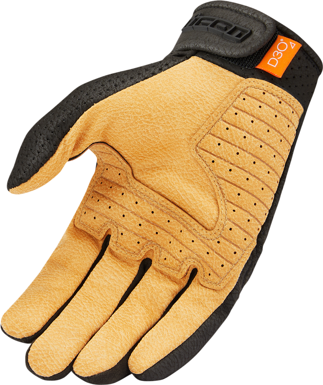 ICON Airform Gloves - Black/Tan - Small 3301-4141