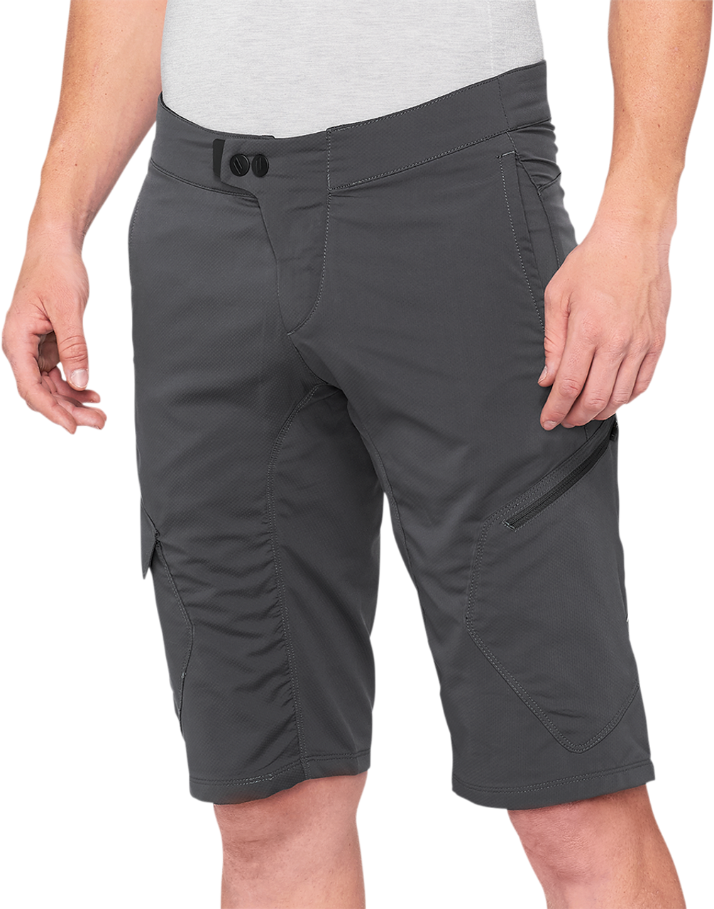 100% Ridecamp Shorts - Charcoal - US 28 40029-00007